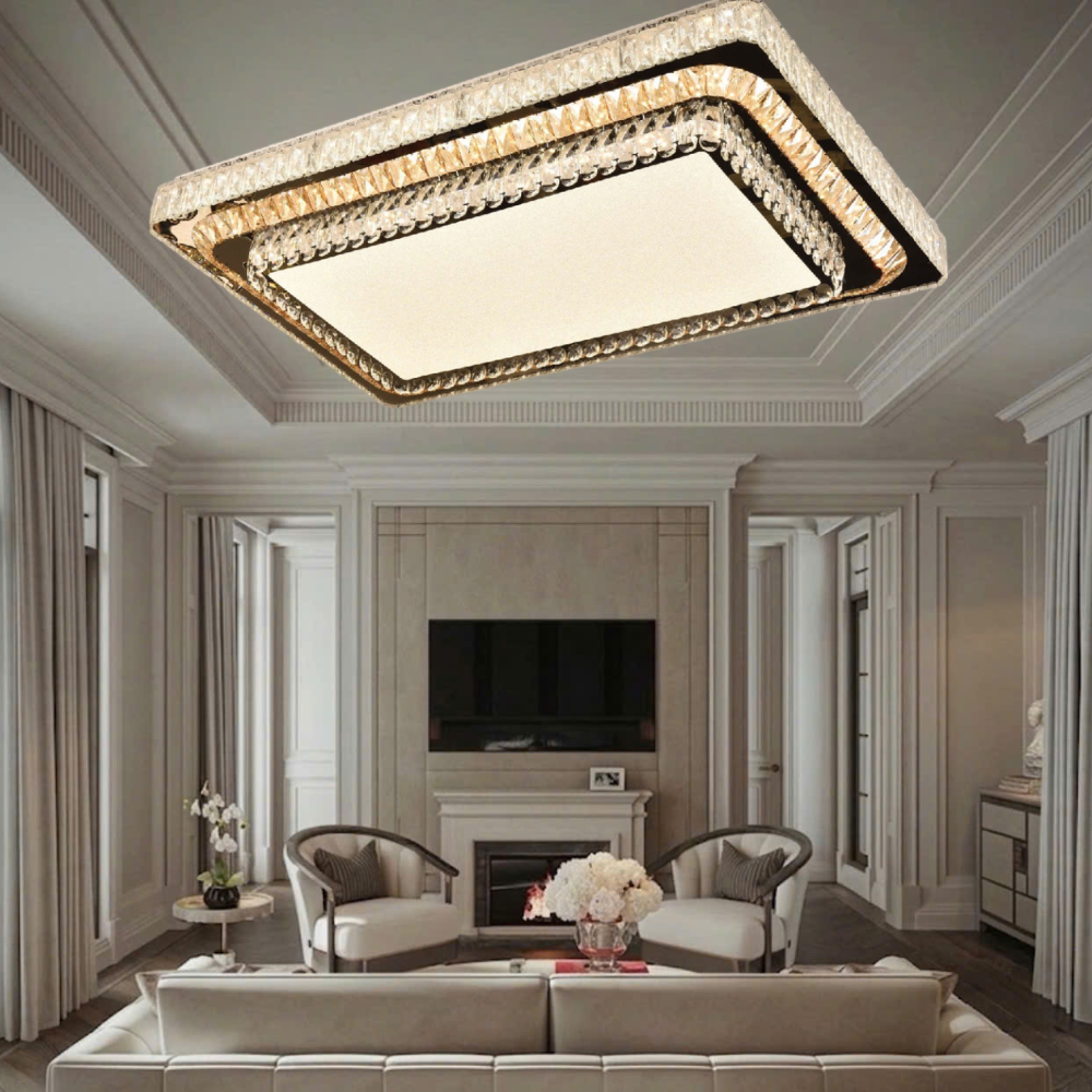ĐÈN ỐP TRẦN (D1100mm x R700mm x H170mm) MO-1255