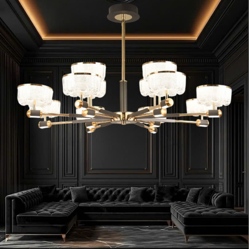ĐÈN CHÙM LED (D980mm x H650mm) TH-8636