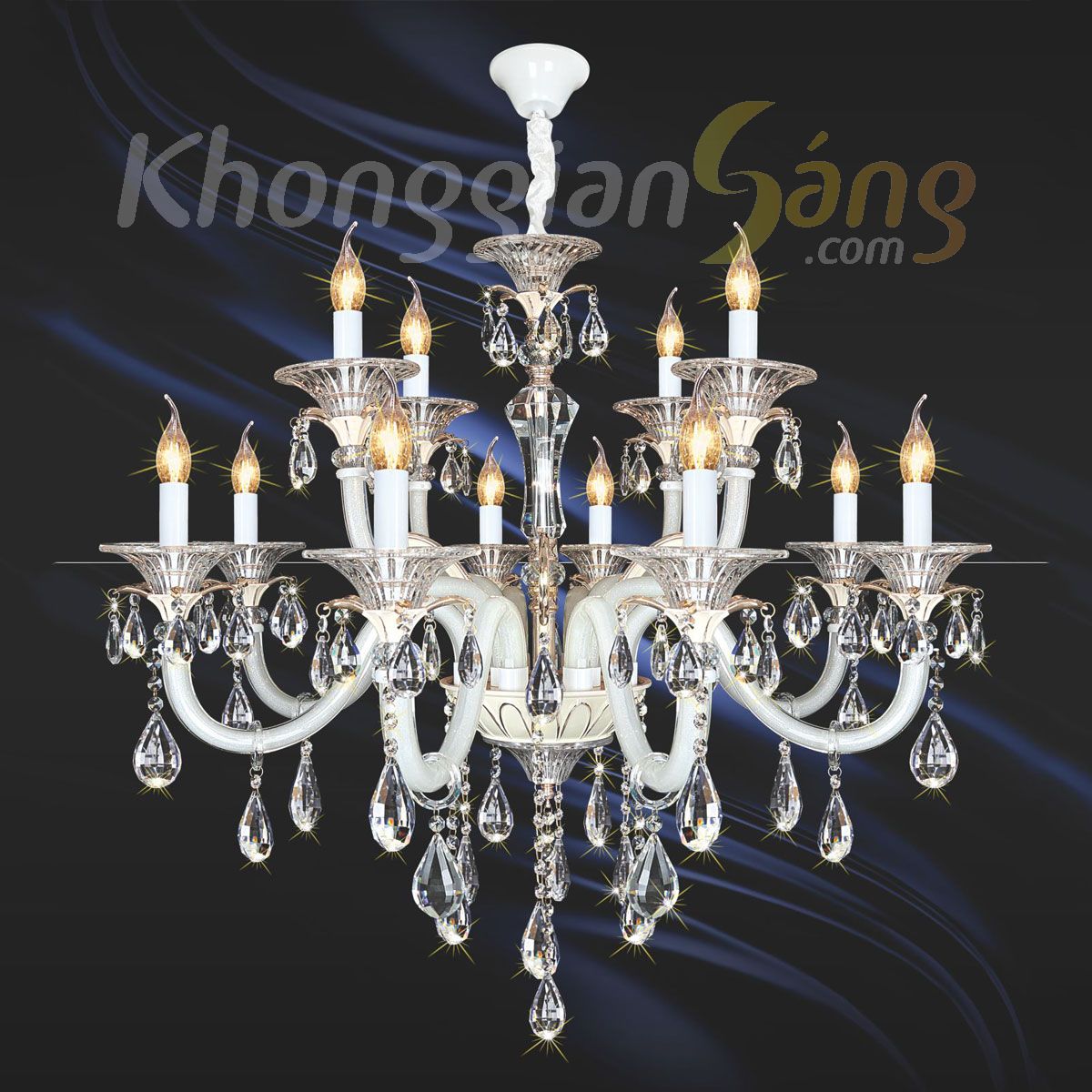 ĐÈN CHÙM NẾN (PHI 900mm x H800mm) KGC-021/12A