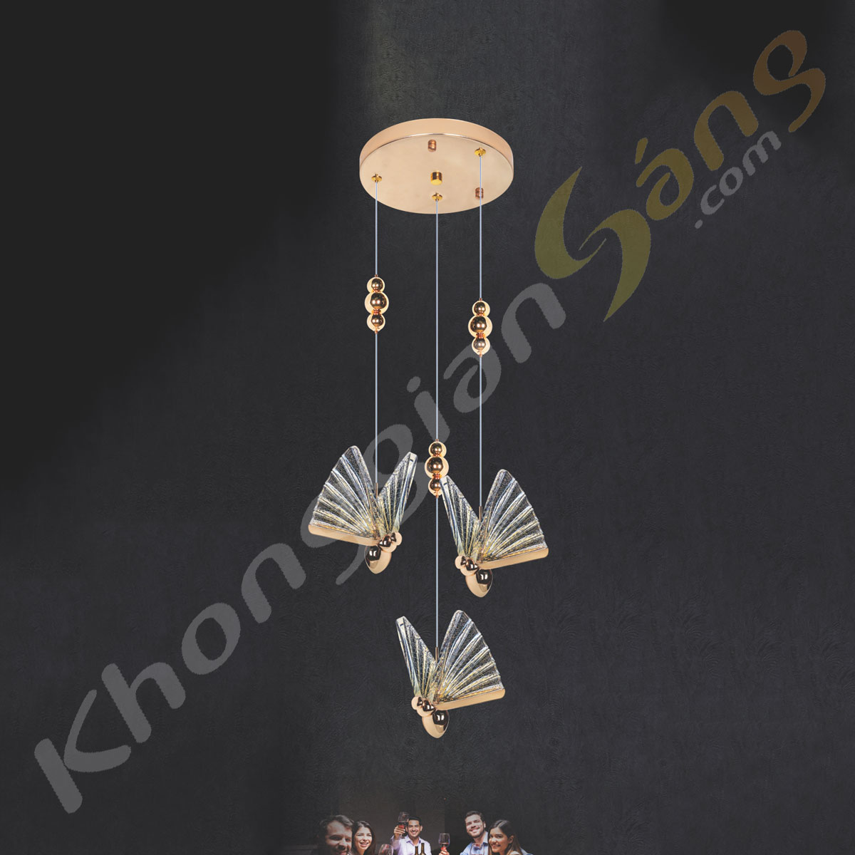 ĐÈN THẢ (PHI 400mm x H1000mm) KGB-027