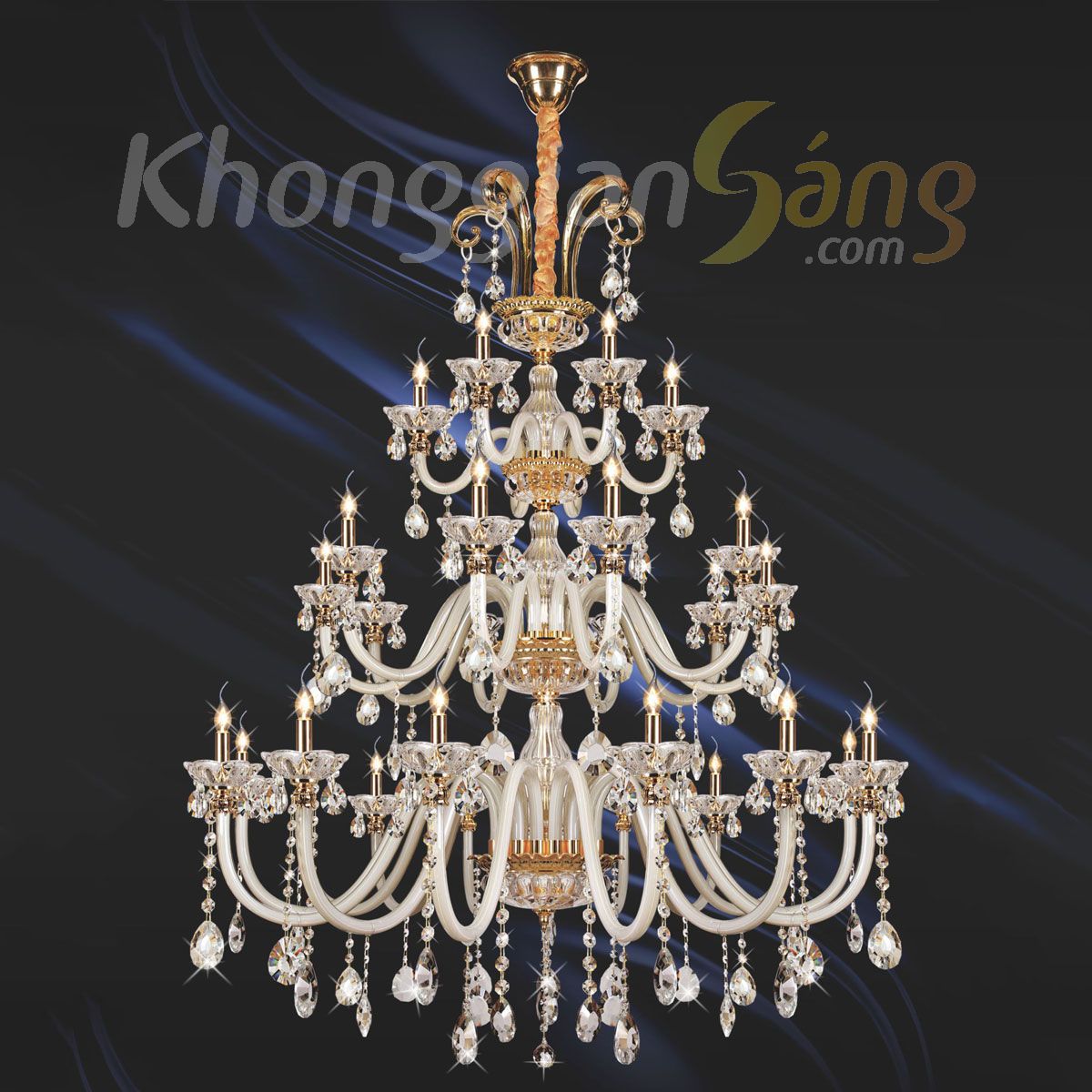 ĐÈN CHÙM NẾN (PHI 1350mm x H1650mm) KGC-0630/30