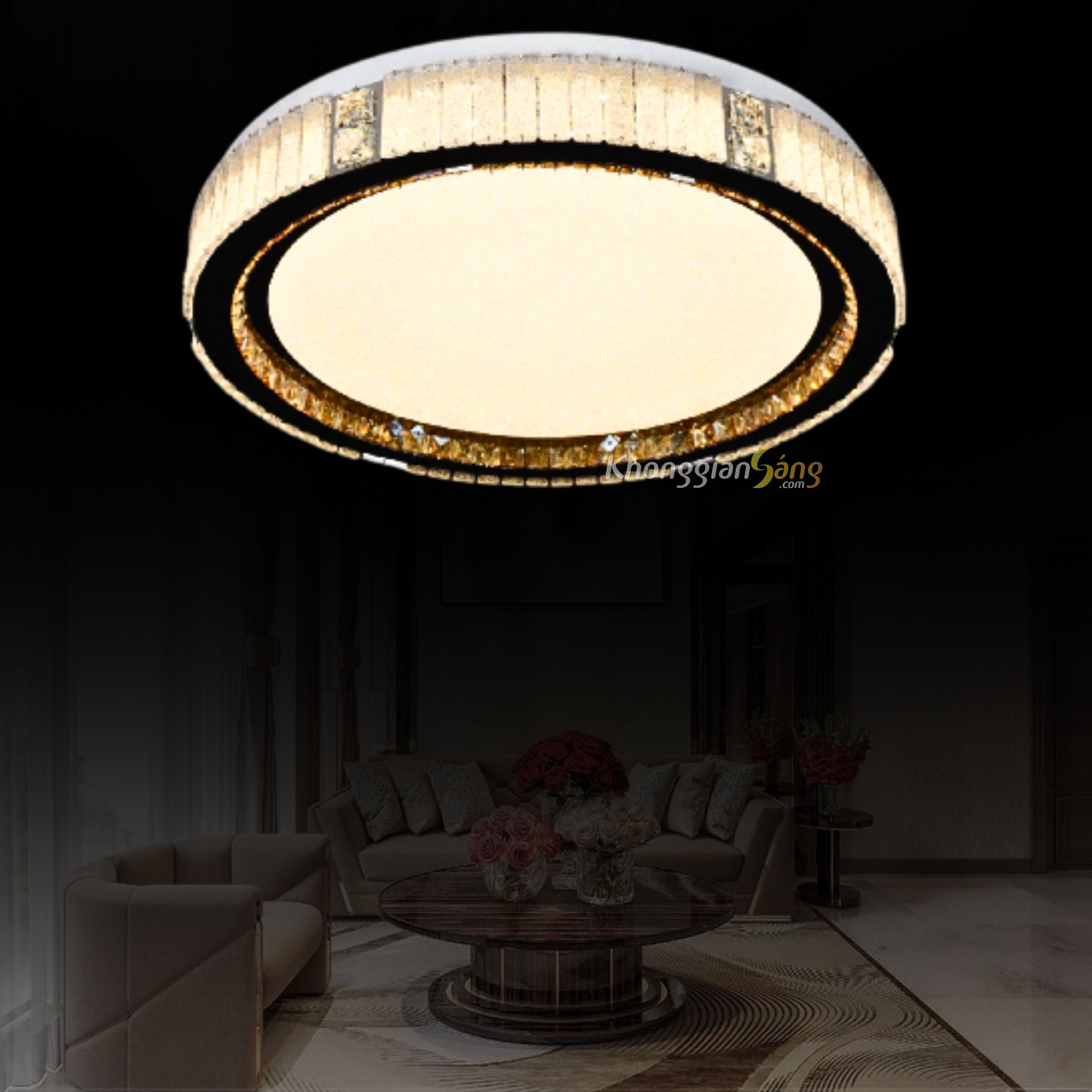 ĐÈN ỐP TRẦN (D770mm x H140mm) MO-1244