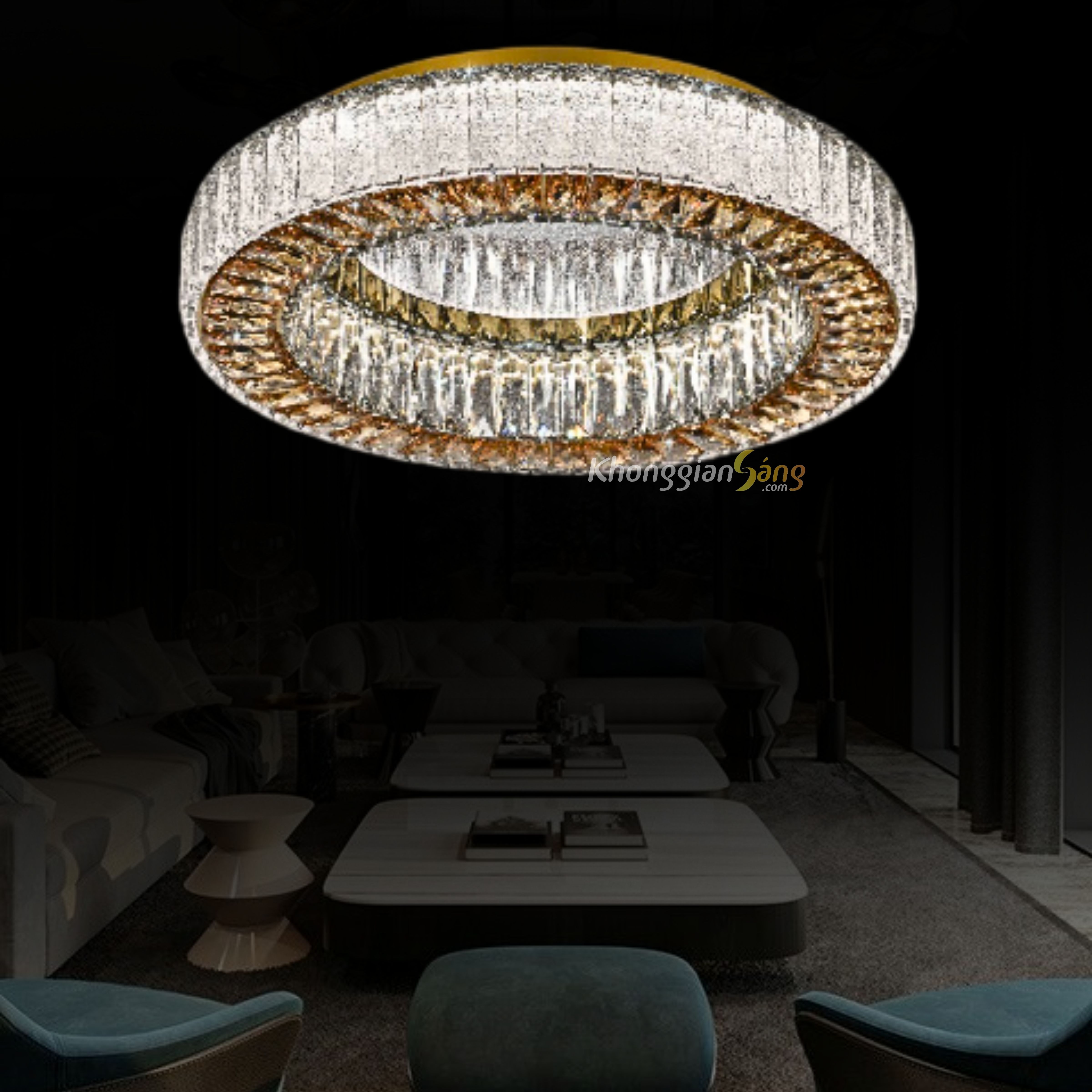 ĐÈN ỐP TRẦN (D590mm x H125mm) MO-1258