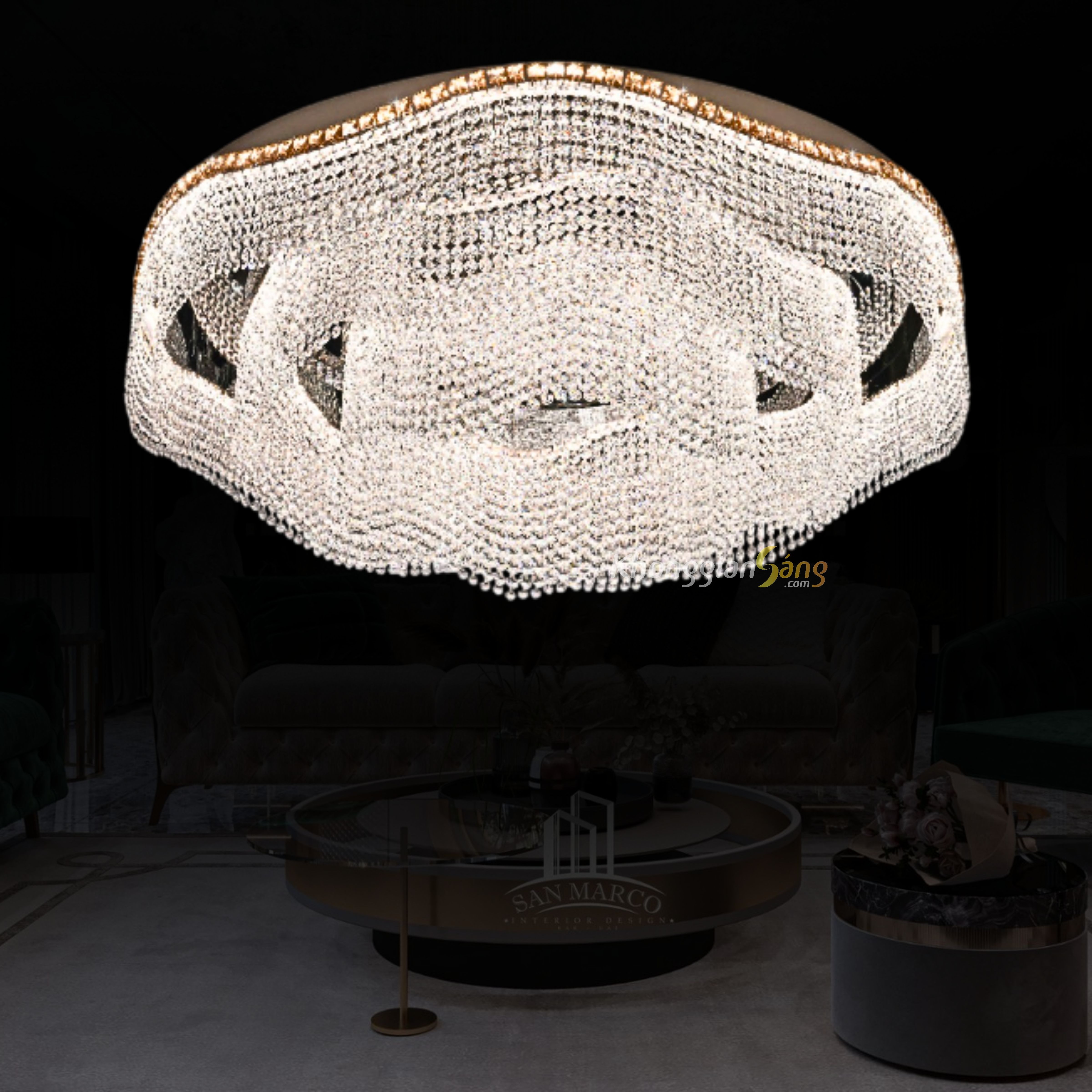 ĐÈN ỐP TRẦN (D800mm x H215mm) MO-1260