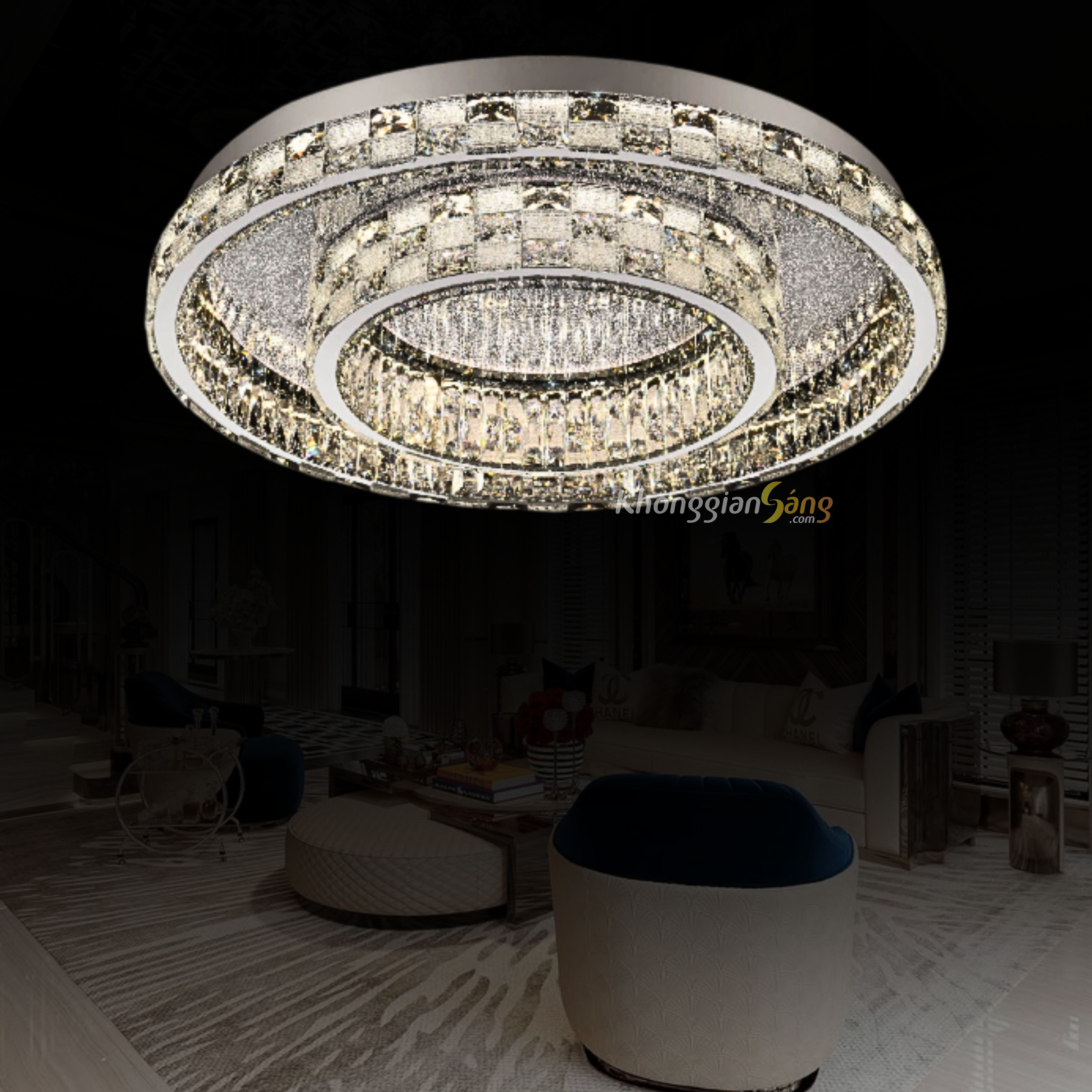 ĐÈN ỐP TRẦN (D800mm x H135mm) MO-1261