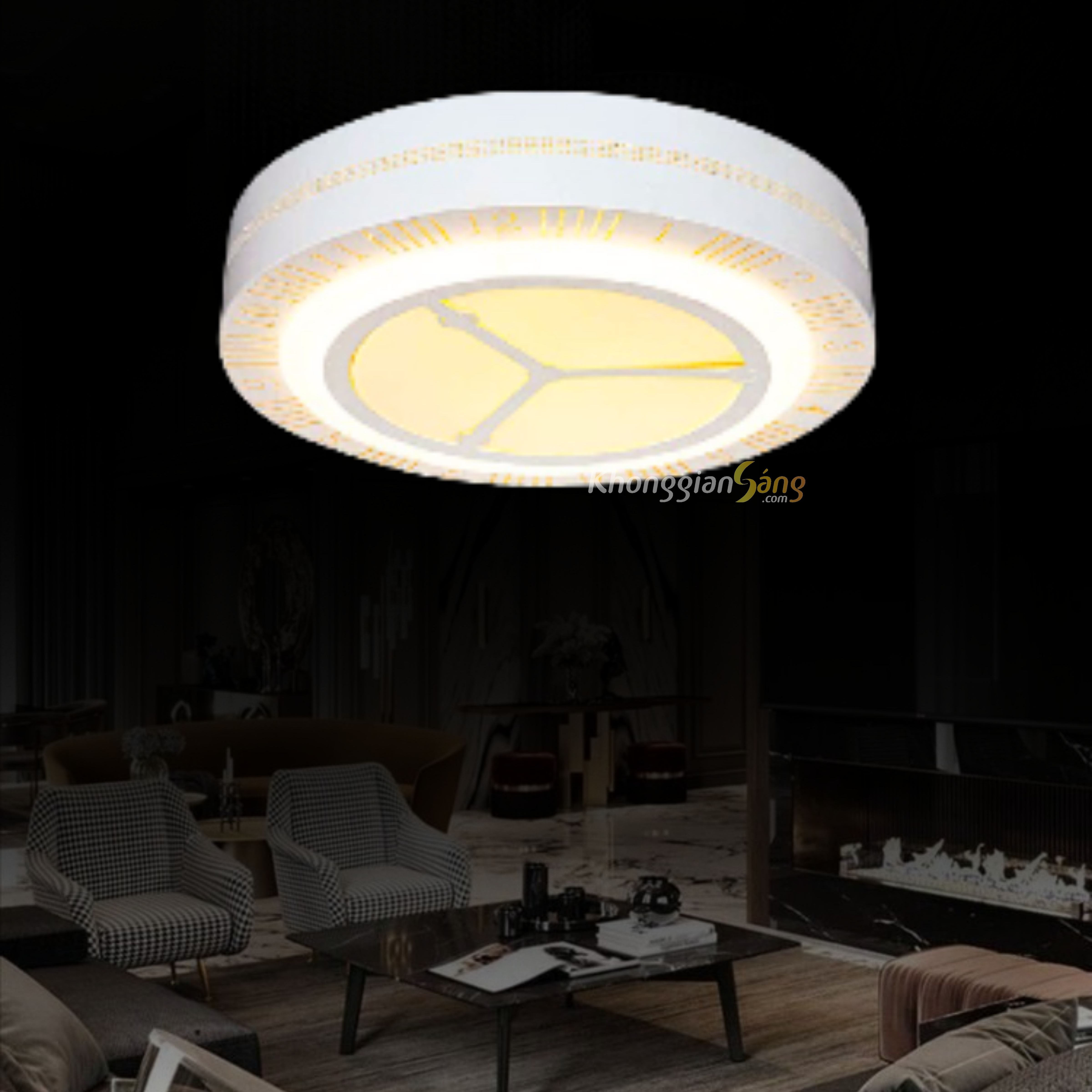 ĐÈN ỐP TRẦN (D500mm x H100mm) MO-22