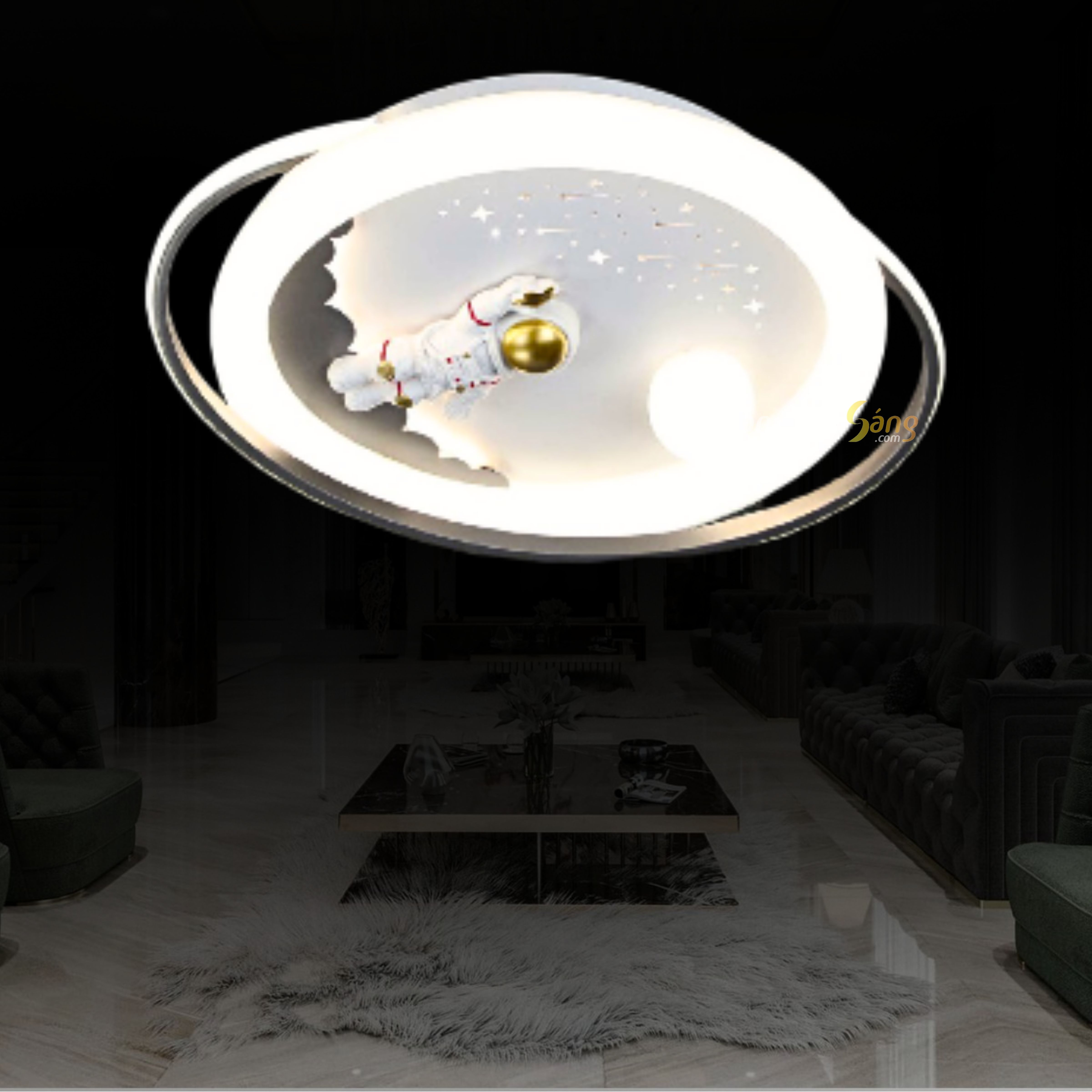 ĐÈN ỐP TRẦN (D500mm x H100mm) MO-9101