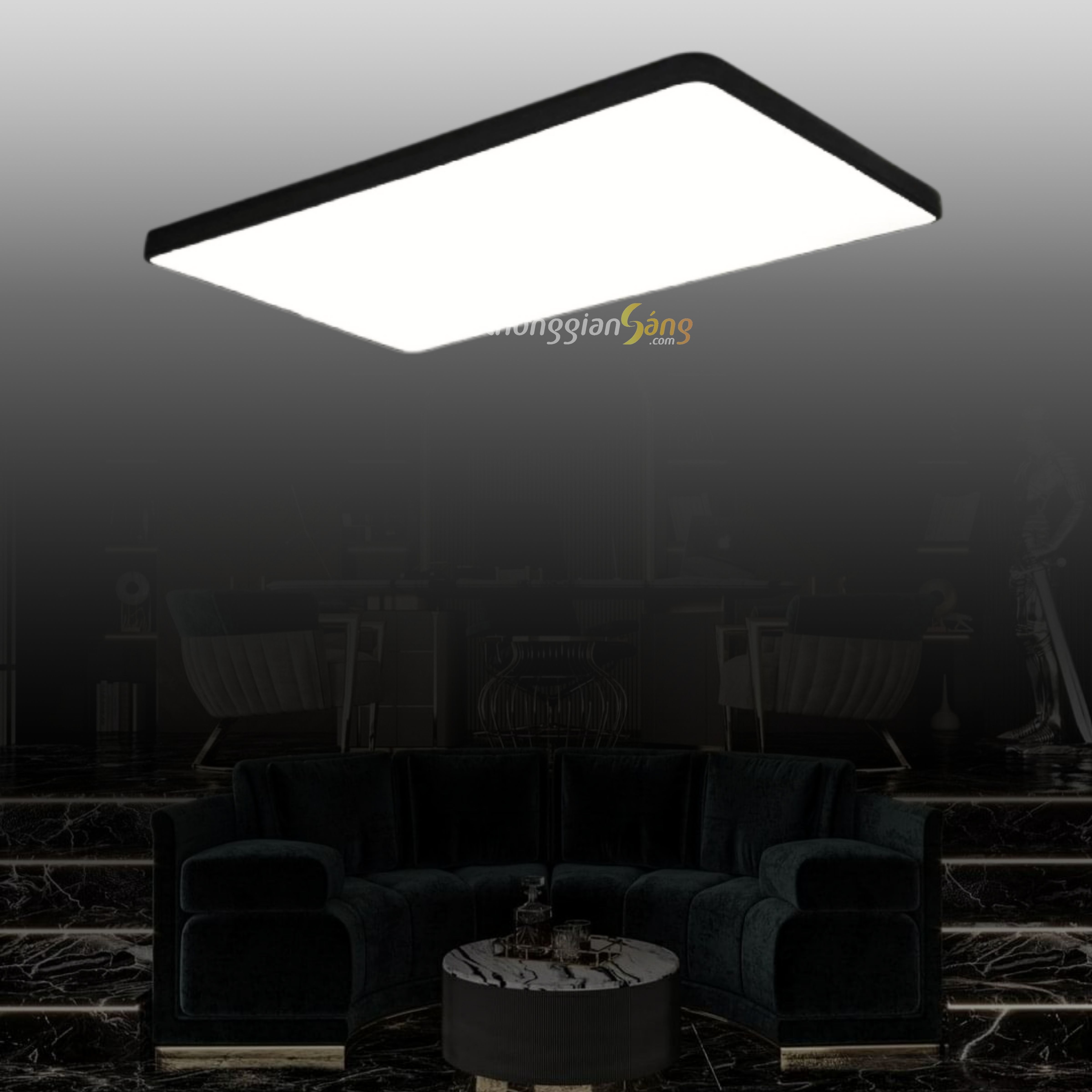 ĐÈN ỐP TRẦN (D900mm x R600mm x H50mm) OP-1249