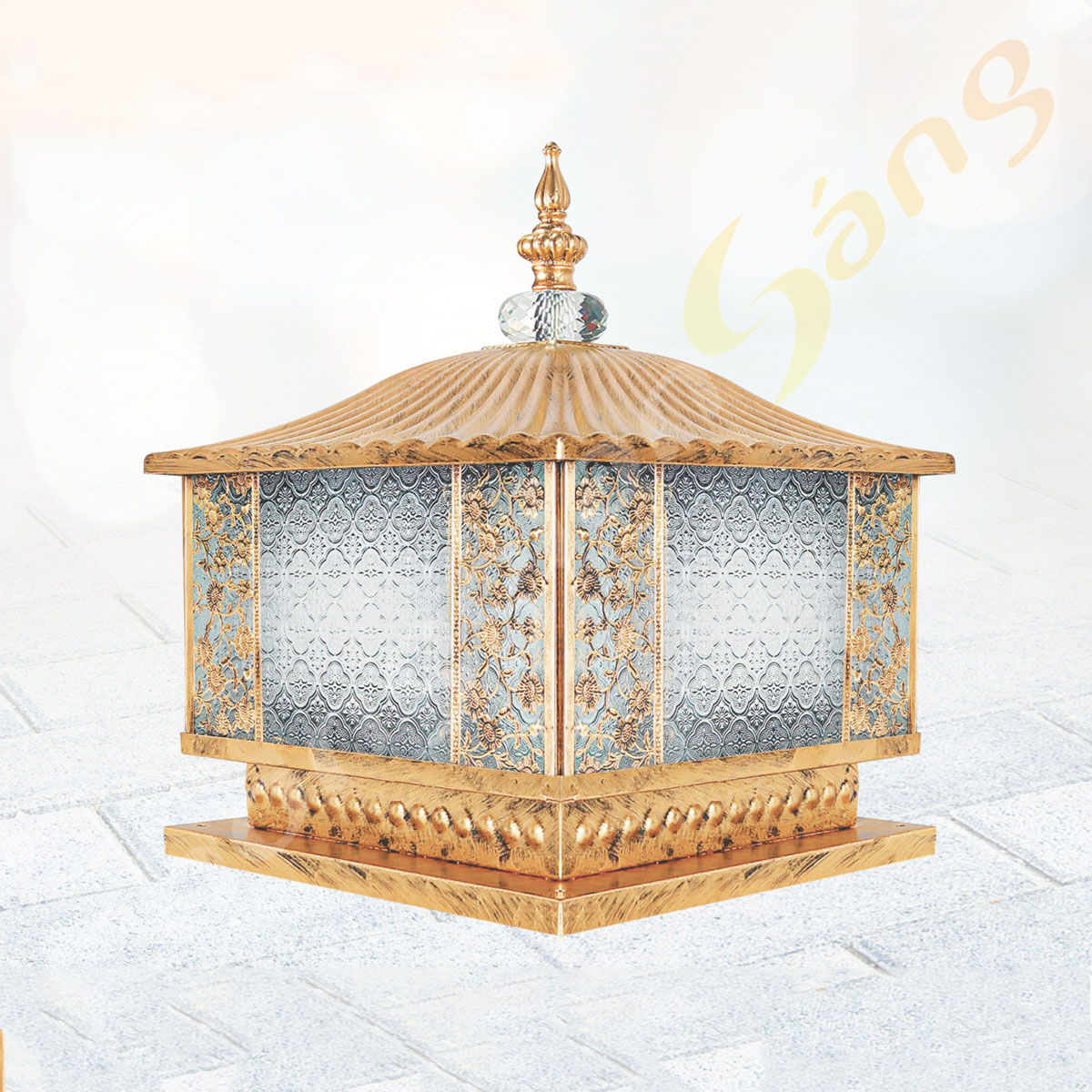 ĐÈN TRỤ CỔNG (PHI 200mm x H330mm) KGT-140A