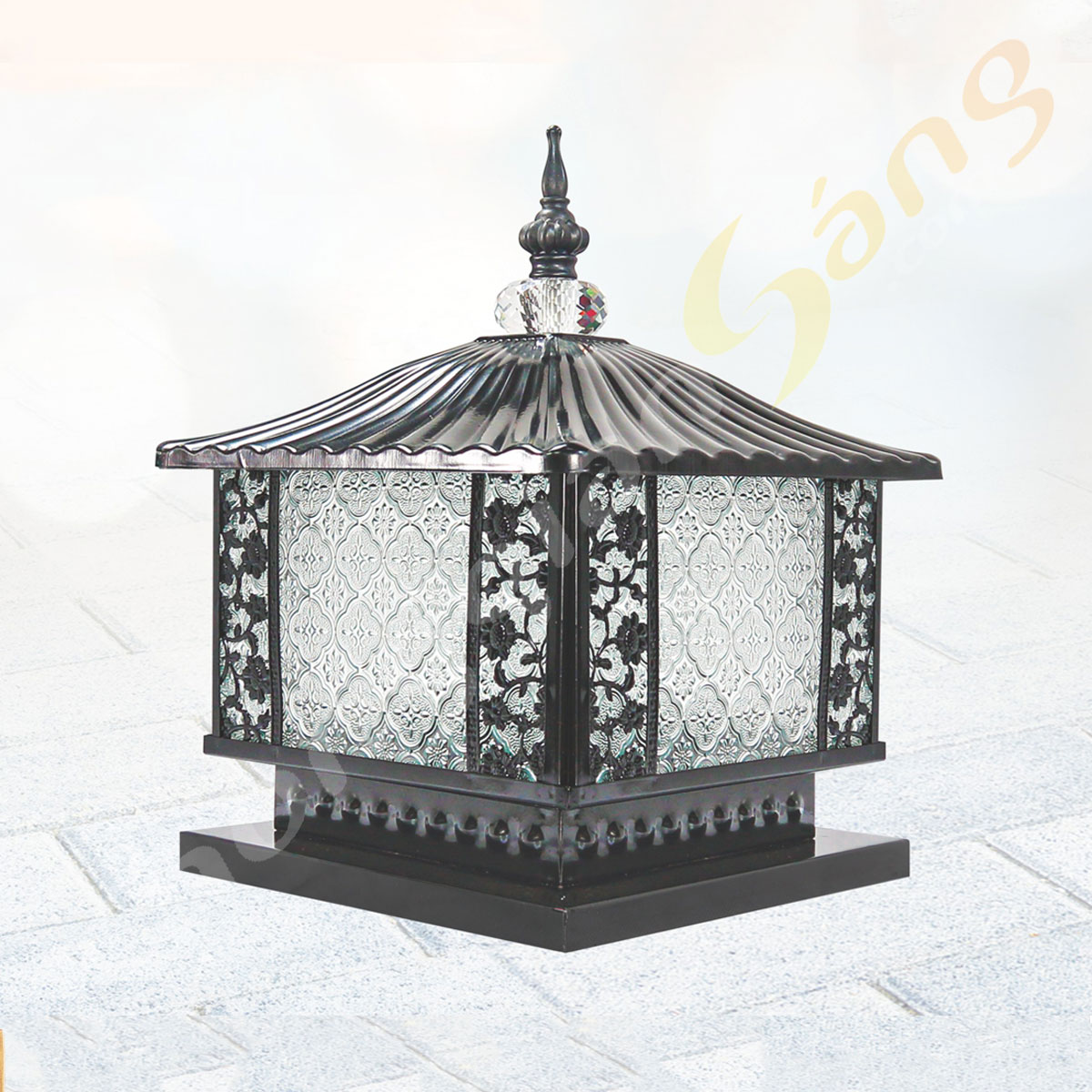 ĐÈN TRỤ CỔNG (PHI 400mm x H500mm) KGT-141C