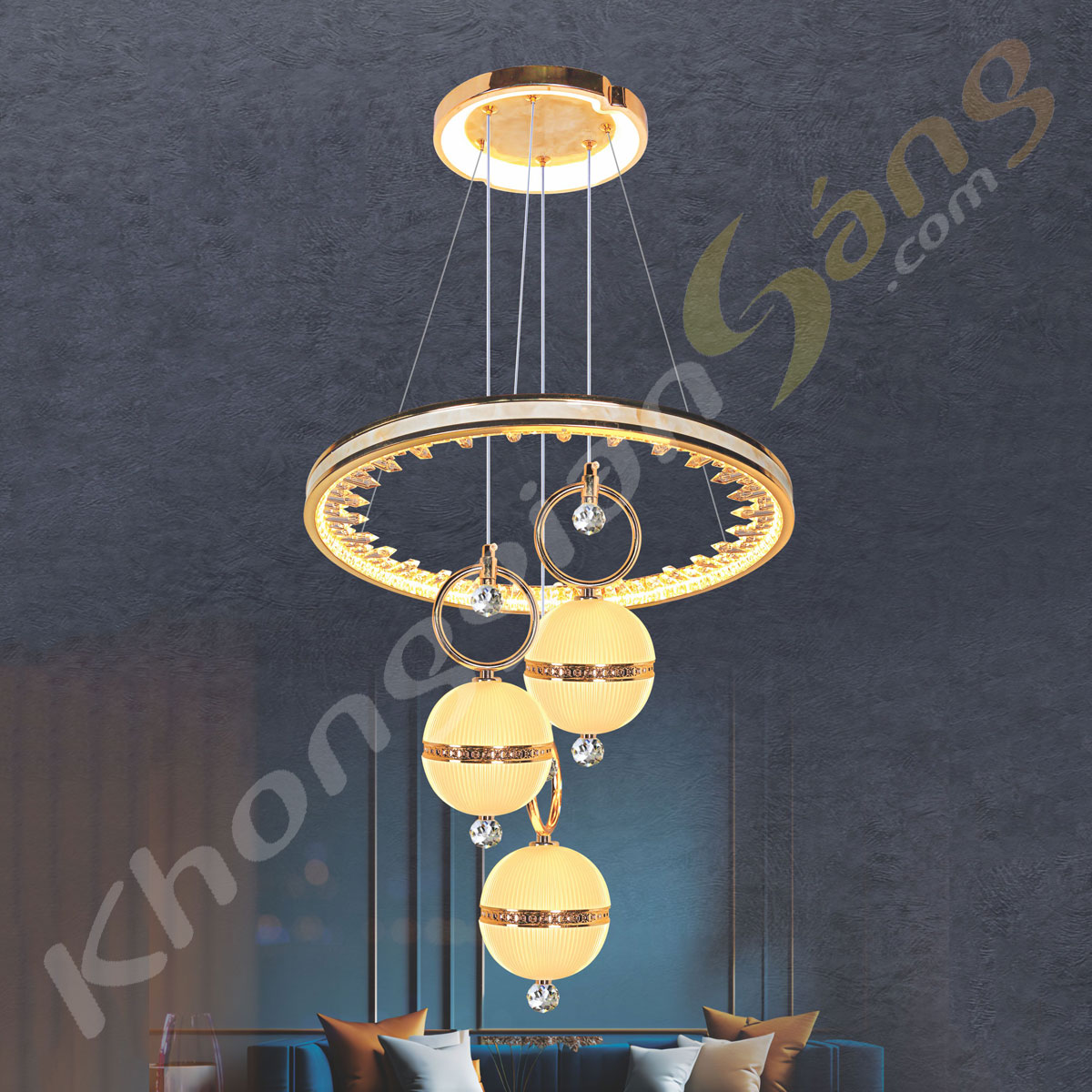 ĐÈN THẢ LED (PHI 450mm x H1000mm) KGB-2130