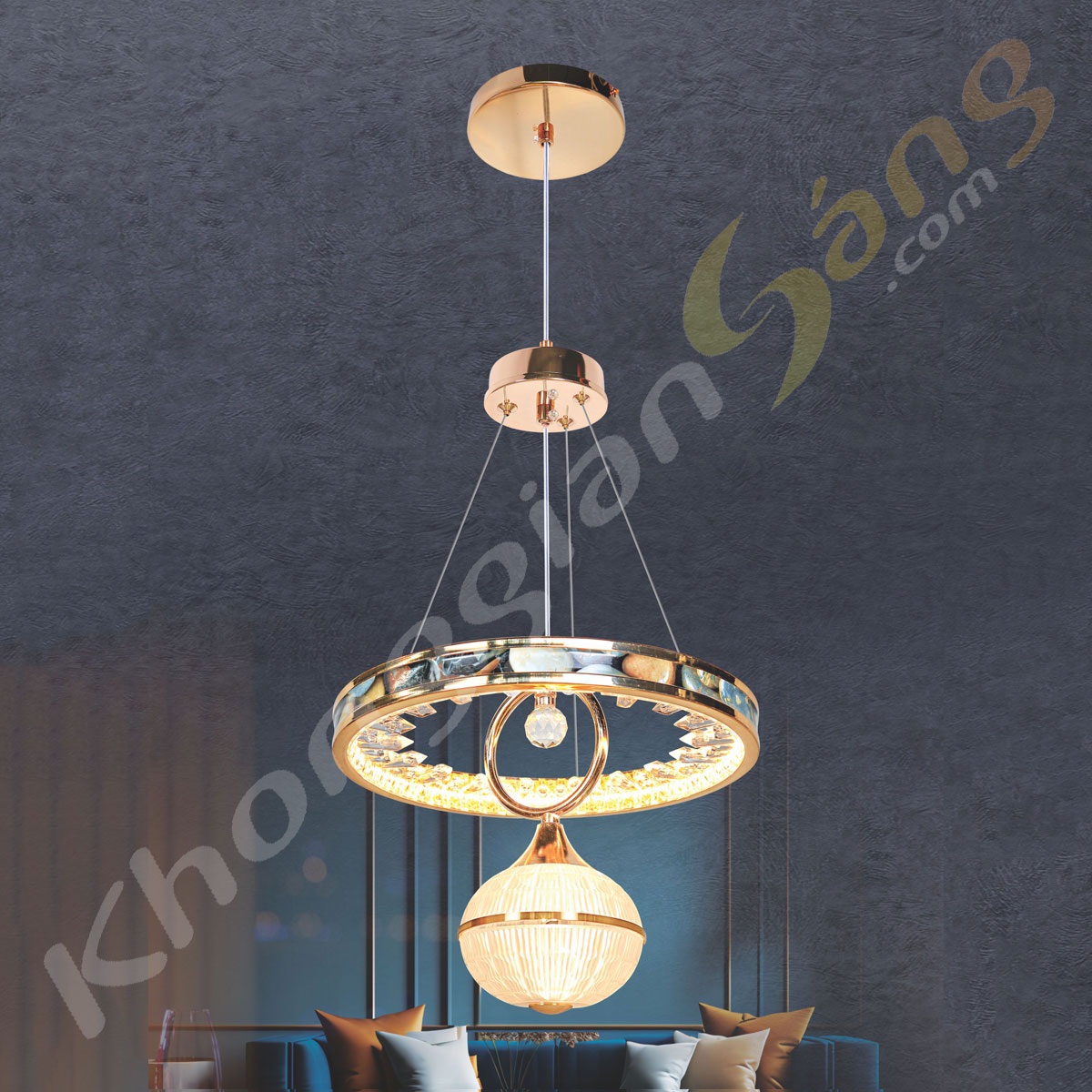 ĐÈN THẢ LED (PHI 300mm x H1000mm) KGB-2131