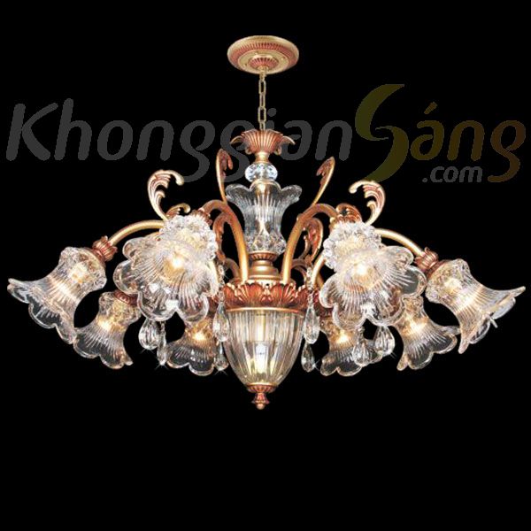 ĐÈN CHÙM CỔ ĐIỂN (PHI 900mm x H500mm) KGC-2196/8