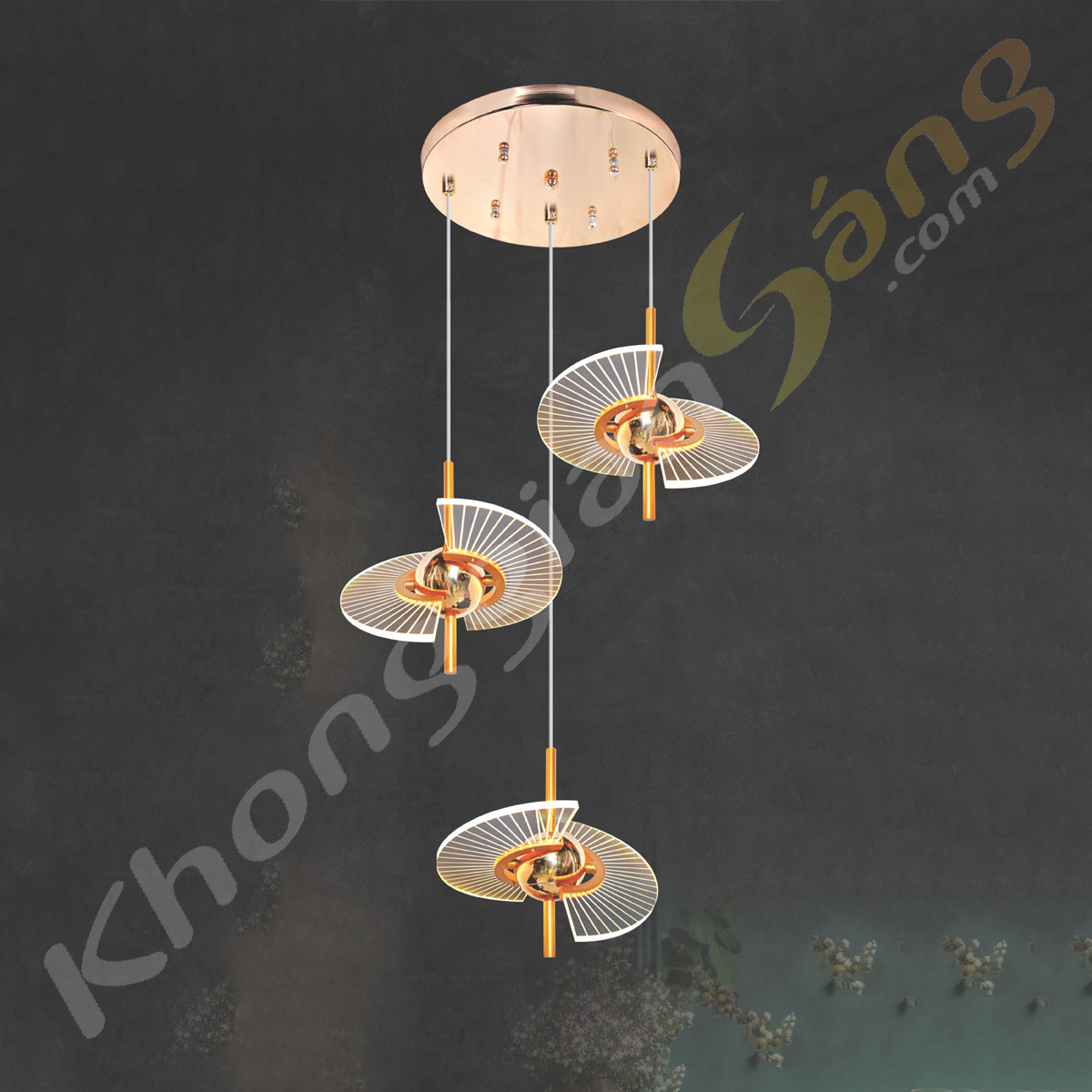 ĐÈN THẢ  LED (PHI 500mm x H1100mm) KGB-2199
