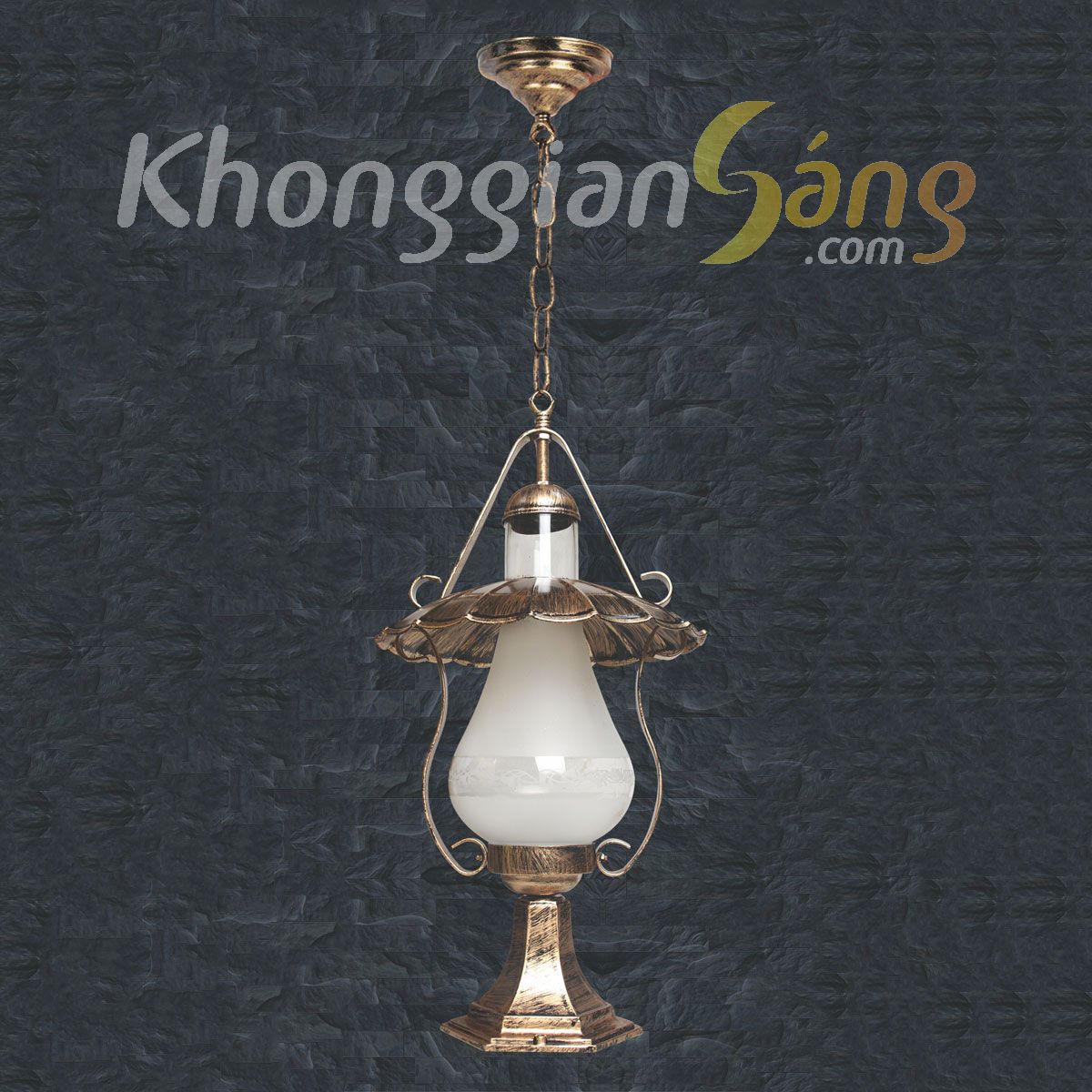 ĐÈN TREO BAN CÔNG (PHI 250mm x H800mm) KGT-275A