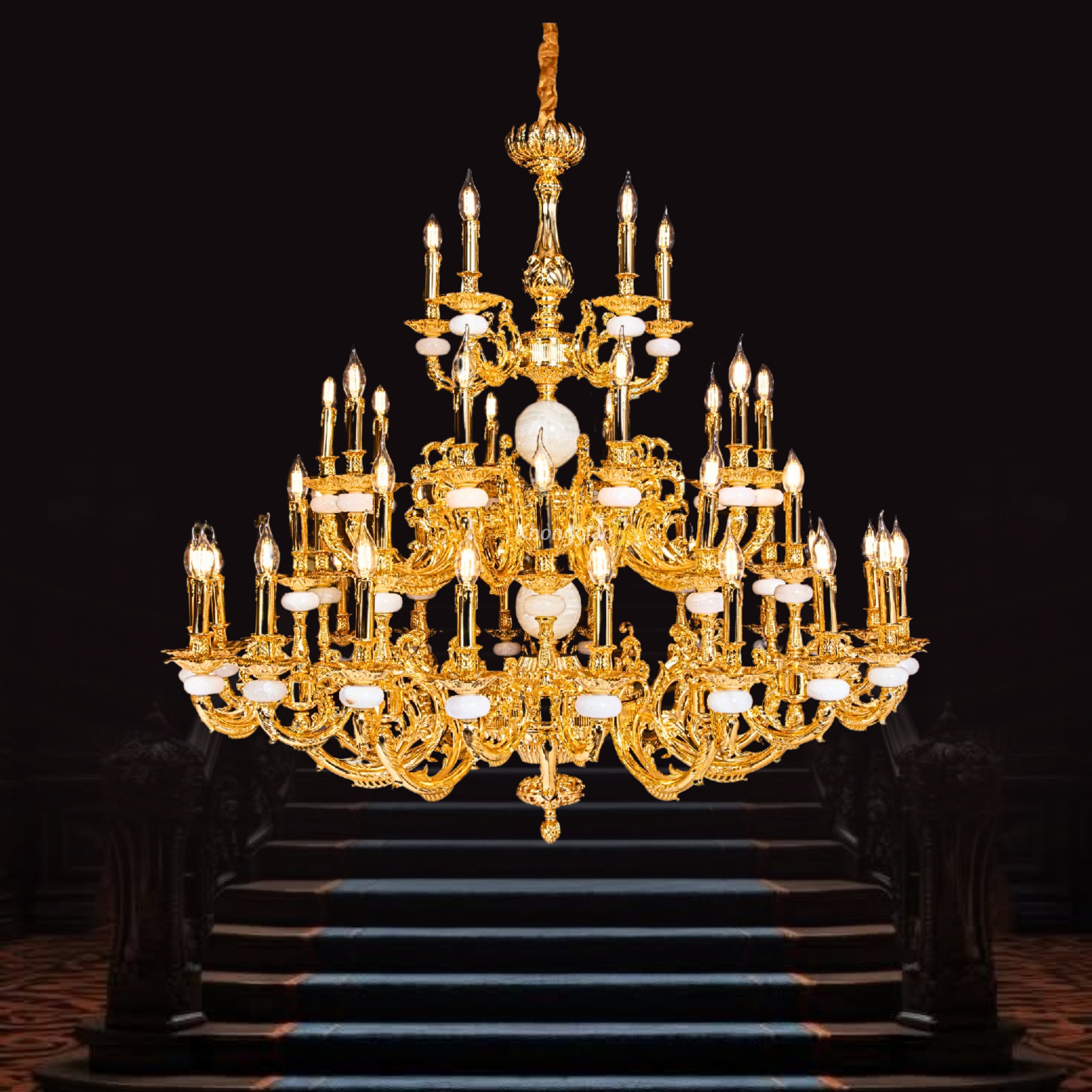 ĐÈN CHÙM NẾN (D1200mm x H1800mm) CNQT-183