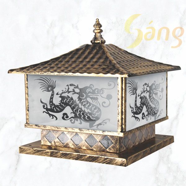 ĐÈN TRỤ CỔNG (PHI 250mm x H330mm) KGT-301B