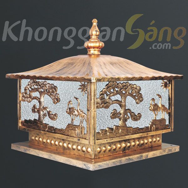 ĐÈN TRỤ CỔNG (PHI 400mm x H500mm) KGT-323C