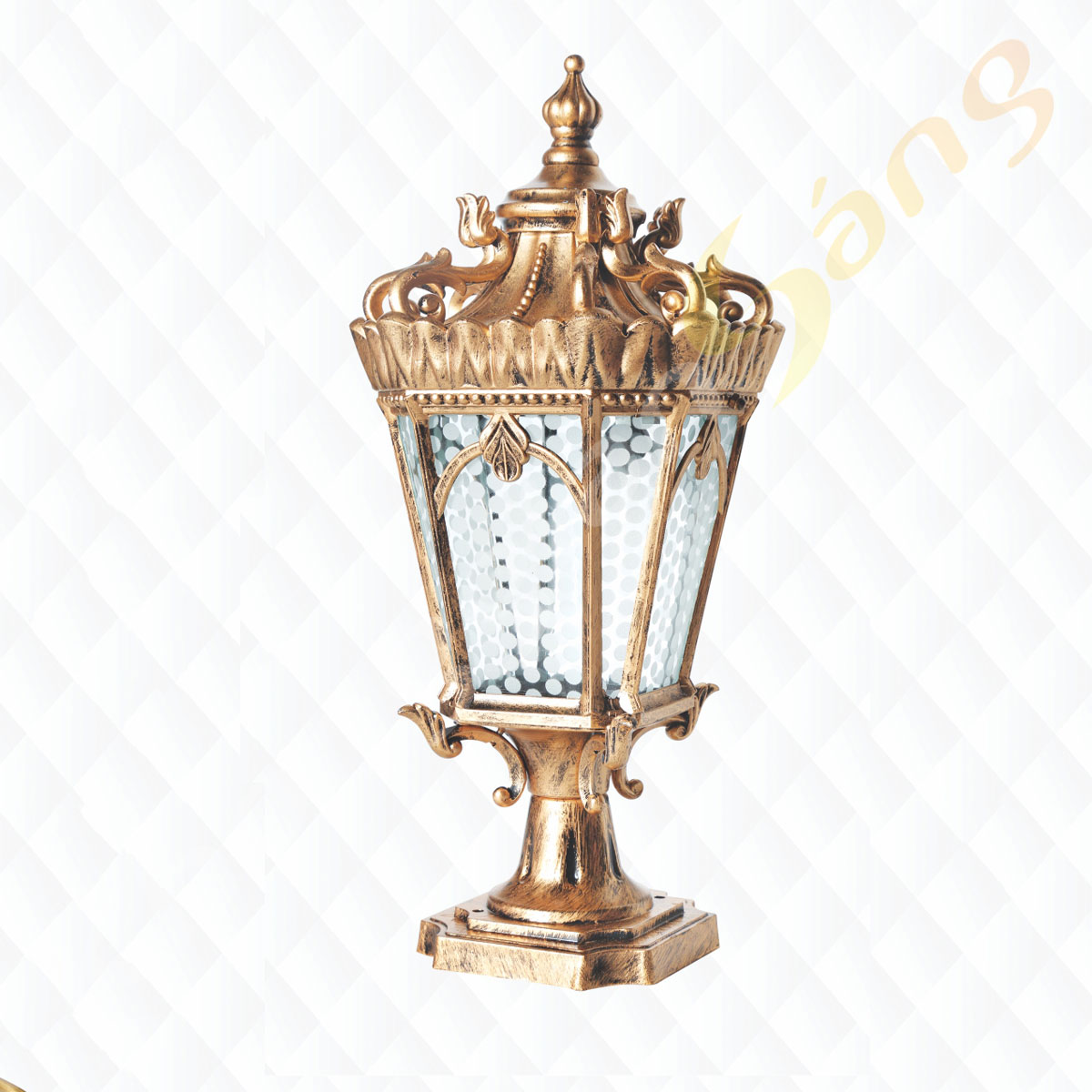 ĐÈN TRỤ CỔNG (PHI 230mm x H560mm) KGT-367B
