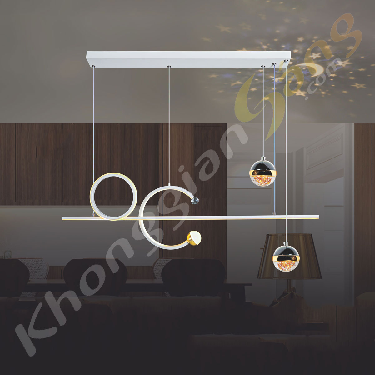 ĐÈN THẢ LED (L1000mm x H800mm) KGB-439