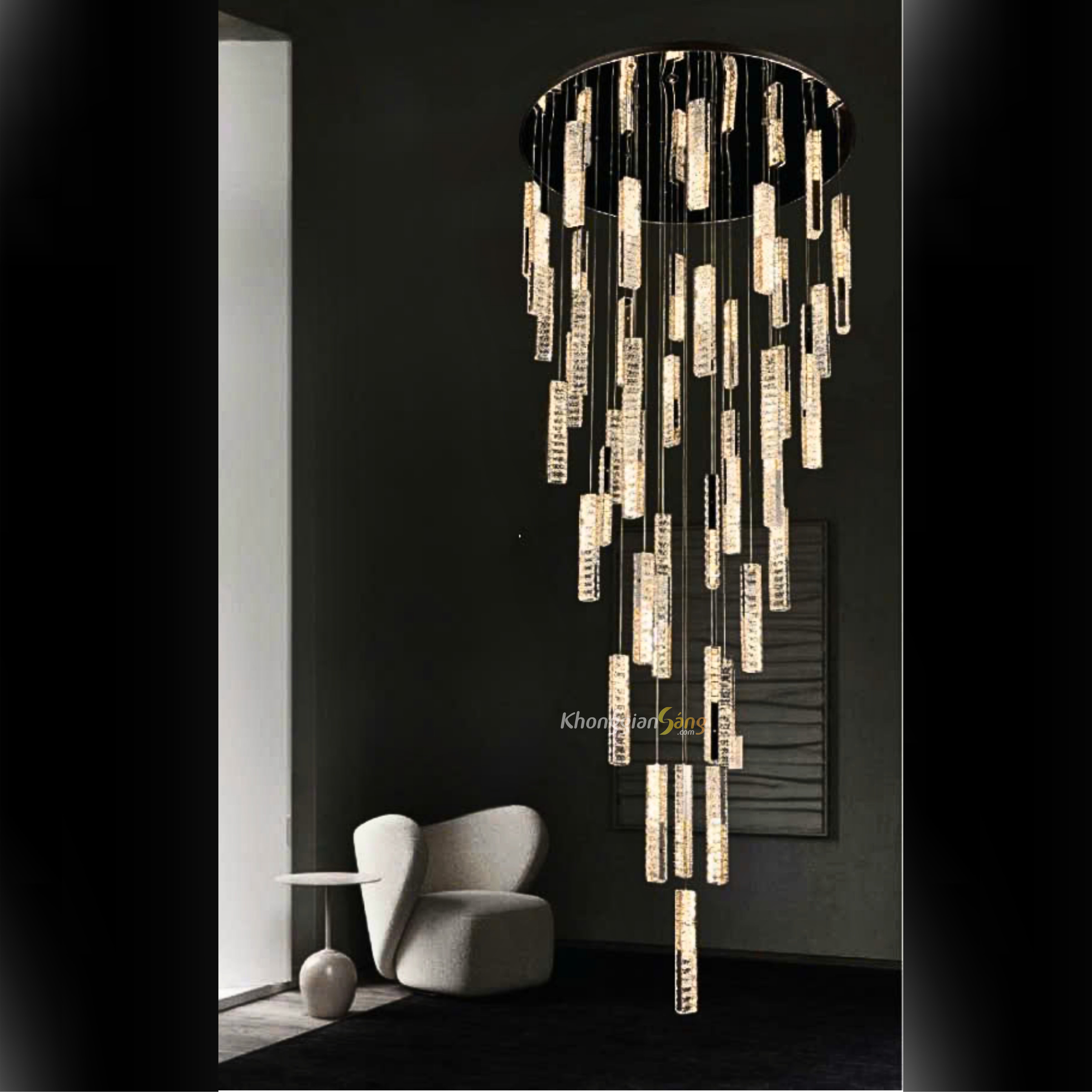 ĐÈN CHÙM THẢ (D1000mm x H2400mm) TH-8901