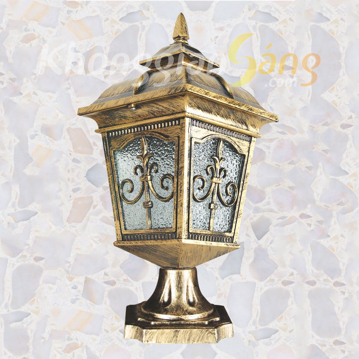 ĐÈN TRỤ CỔNG (PHI 180mm x H370mm) KGT-989